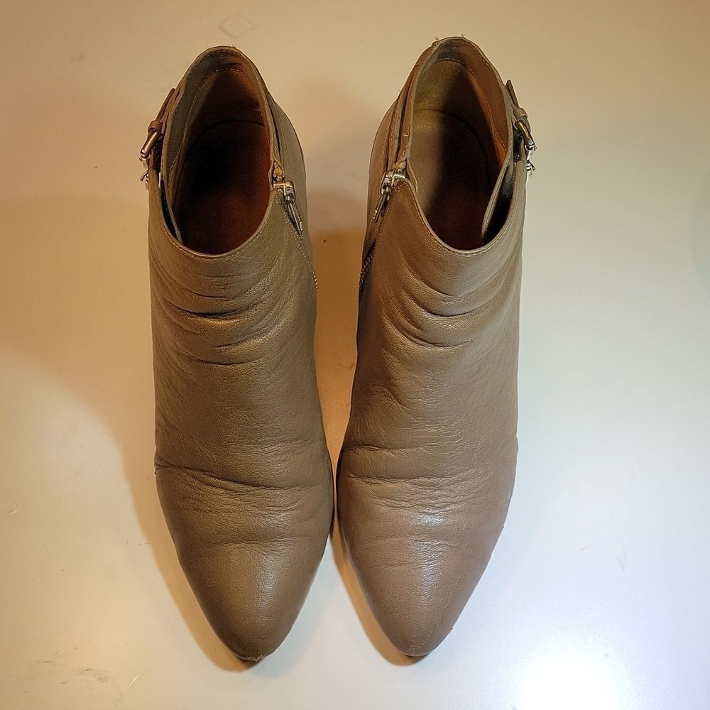 COACH DAPHNEY LEATHER ANKLE WOMEN"S BOOTS